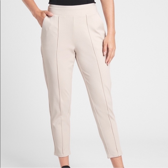 ATHLETA Vince pintuck pants Size S Small Cream Khaki Color NWT New - Picture 5 of 11